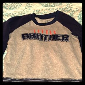 Boys Grey Little Brother Sweatshirt
